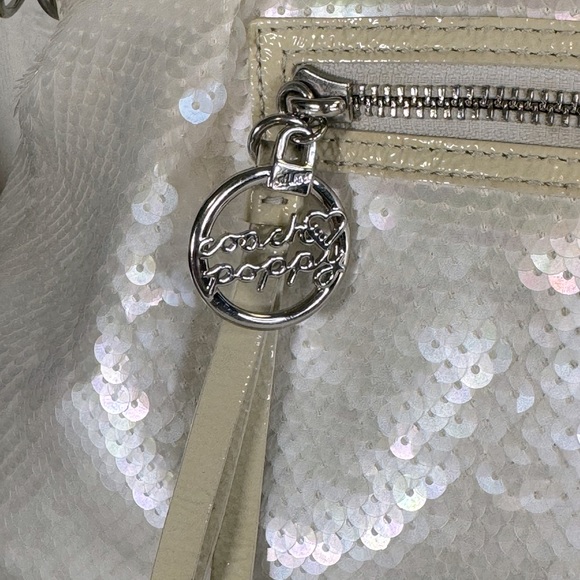 Coach Poppy Limited Edition Spotlight Sequin Tote and Wristlet - Picture 6 of 17
